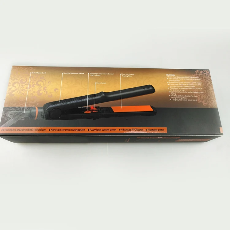 Fashion style pro max hair straightener and curling iron travel flat iron