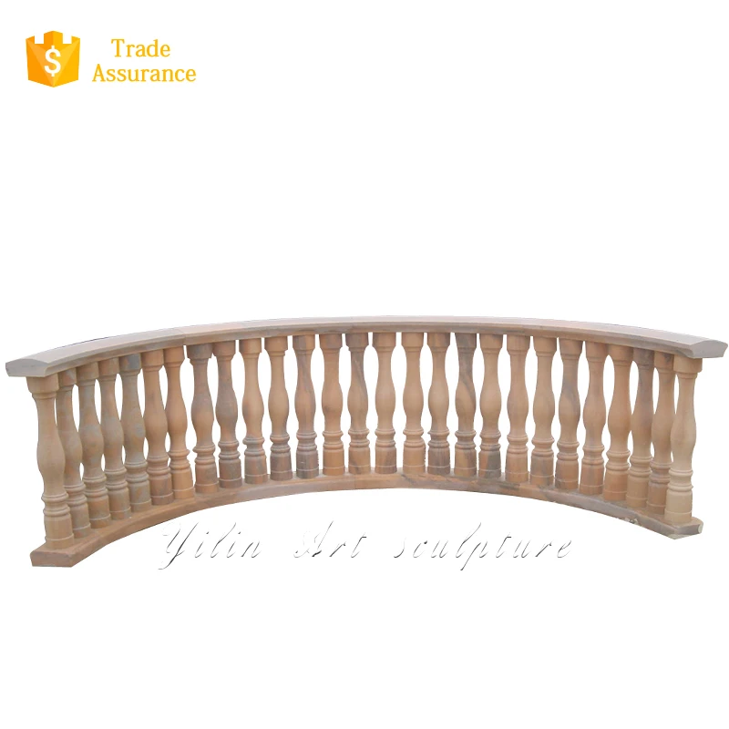 Marble stone balustrade carving sculpture with pillars YL-I039