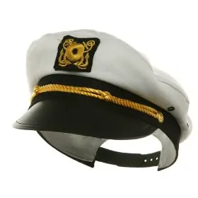 New Design Custom Sailor Hats for Sale Party Hk-sl-120-sailor Captain Hat Party Event White 300 Pieces Plain Dyed Character