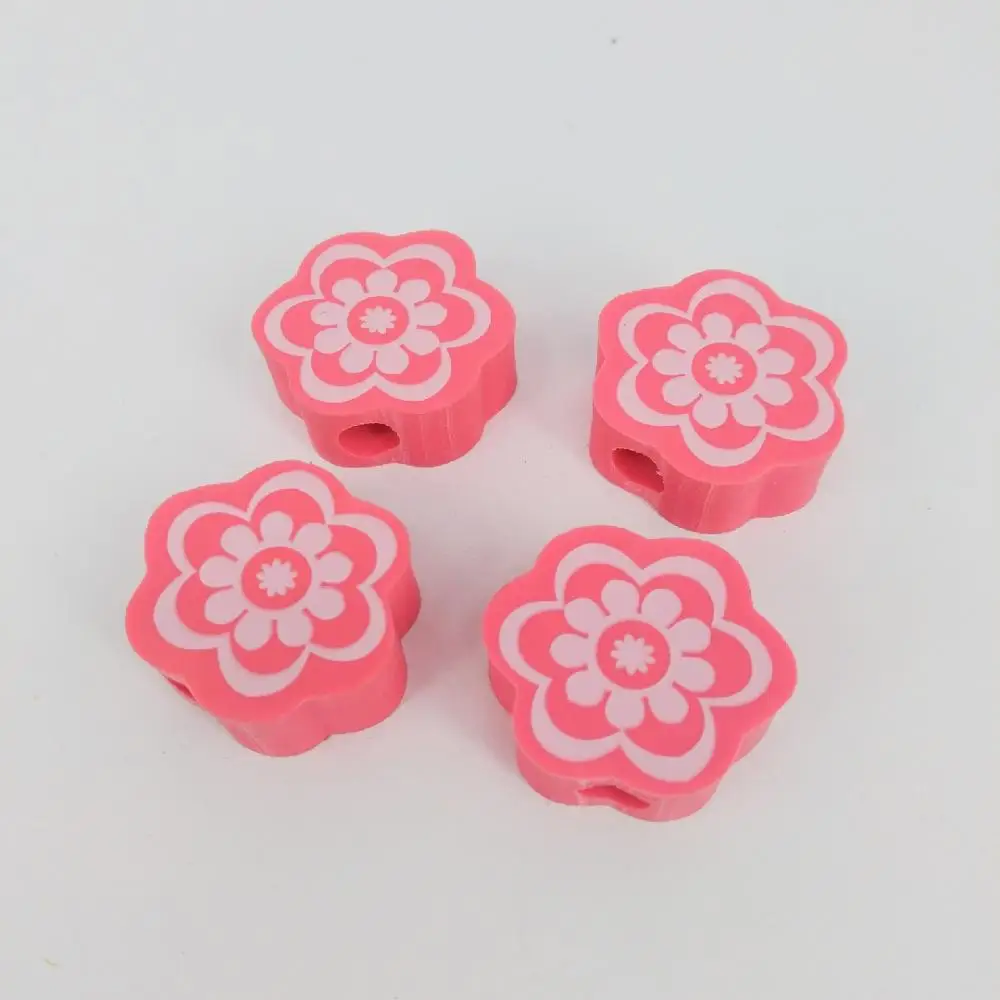 Manufacturer best price basic style flower  shape  fun flat eraser for kids