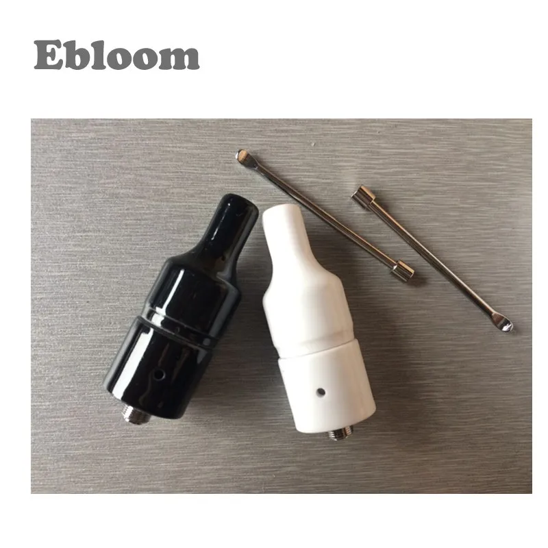 
Best selling 2018 Vaporizers skillet wax burner ceramic donut atomizer no coil no wick ceramic heating element wax vaporizer 