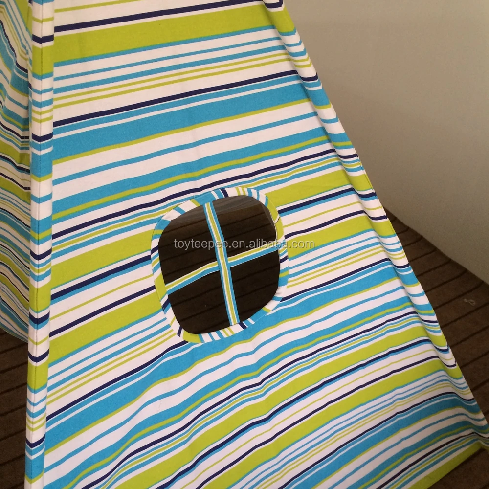 Детская складная Игровая палатка-вигвам с чехлом для переноски в помещении и на улице