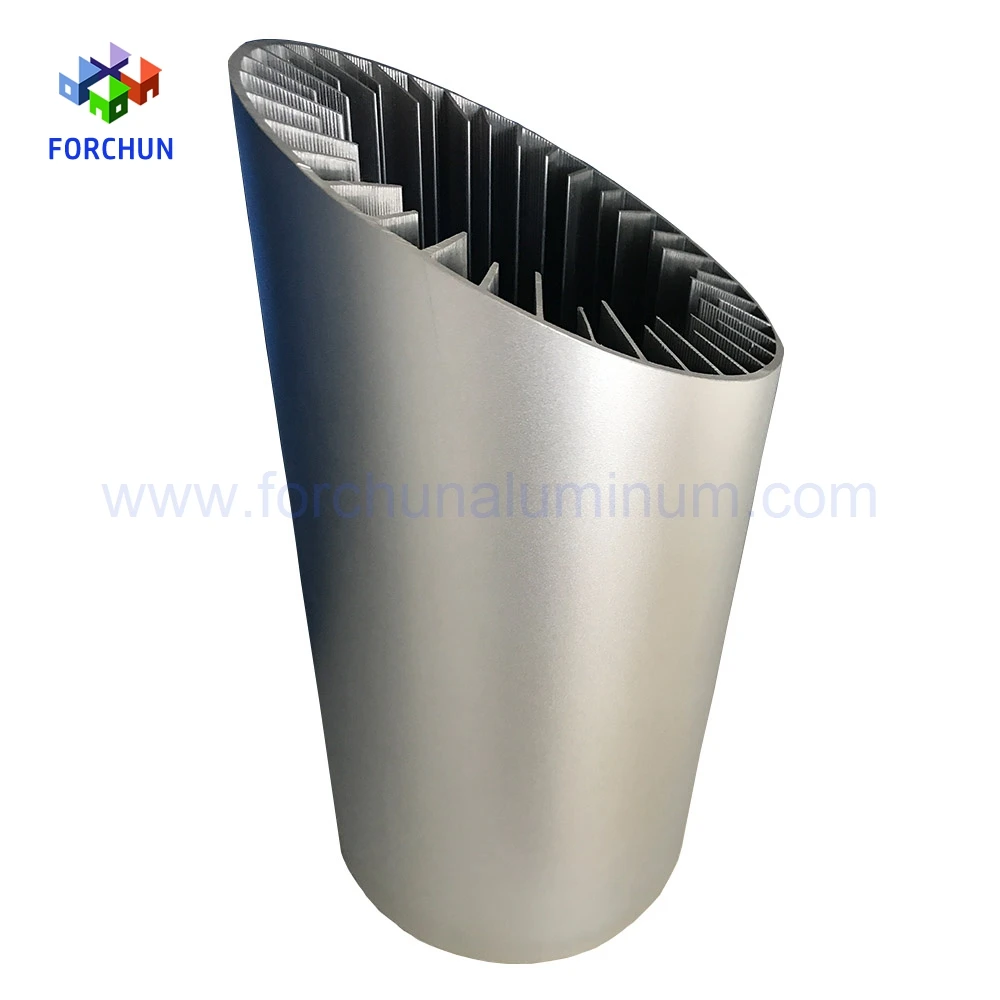Large Round Hollow Aluminum Extrusion Heat Sink/Heatsink