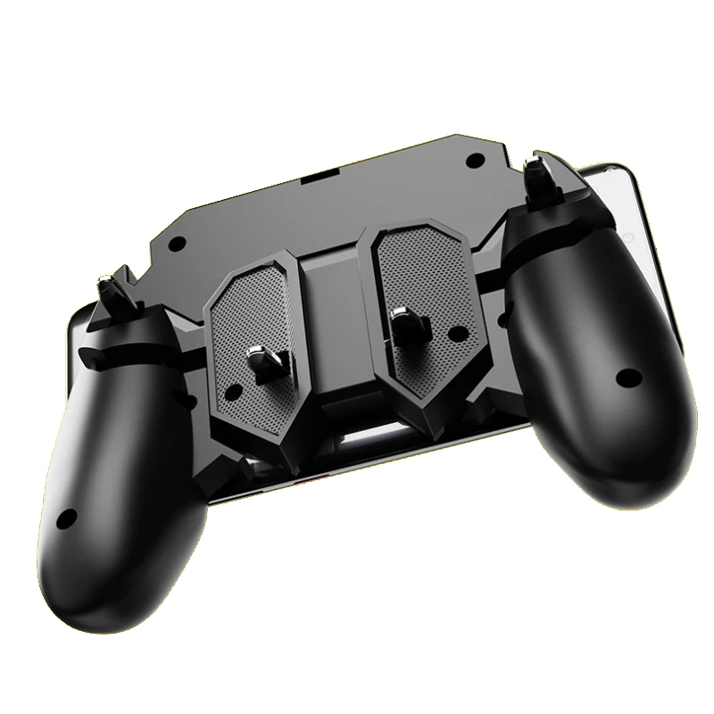 Phone Game Controller Gaming Joystick Trigger Button Fire Aim Key L1R1 Shooter Game Pad Handle Stand