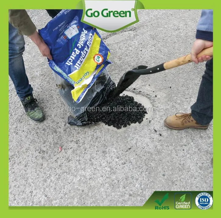 Постоянный асфальтовый холодный пластырь для ремонта дорожного отверстия
