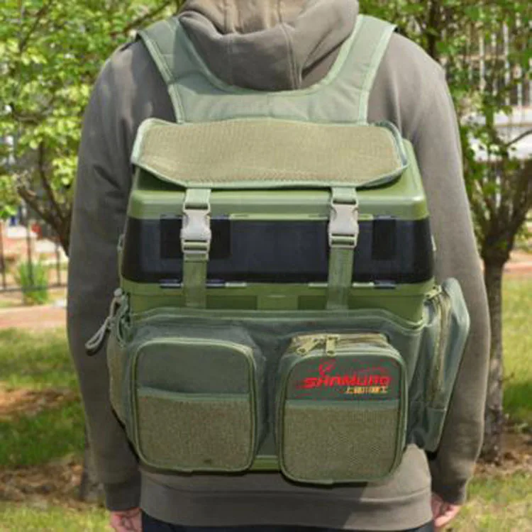 High Quality Nylon Fly Fishing Vest With Multifunctional Pockets Adjustable Fishing Vest Backpack Fishing Tackle Bag