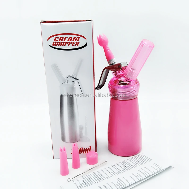 36pcs 4Colors 250ML High Quality Whipped Cream Siphon Dessert Tools Whip Cream Maker dispenser cream whipper