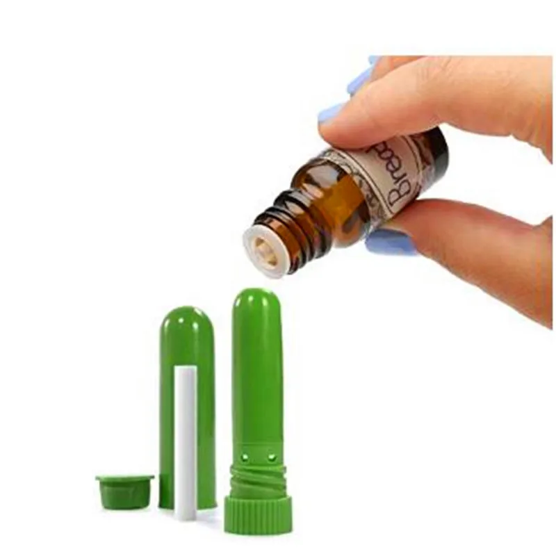Essential Oil Aromatherapy Tubes Inhaler Sticks Blank Nasal Inhalers