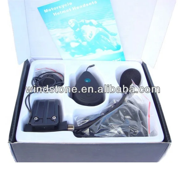 
500 Meters Intercom Helmet Headset MP3 Music Player Motorcycle Part Moto Helmet Headset Interphone Bltooth Handsfree FM Radio 