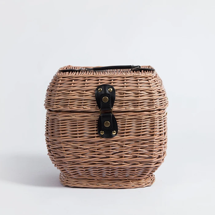 Wholesale Mini Empty Food Wicker Hamper Willow Picnic Baskets