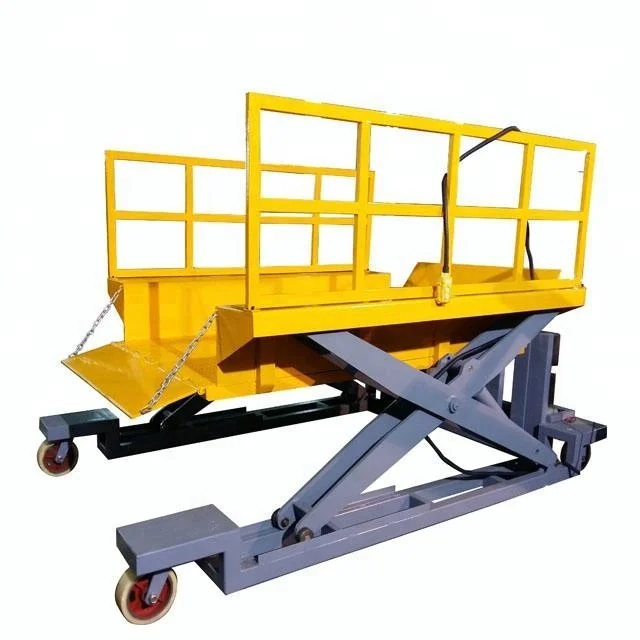 Movable stainless steel hydraulic shear lifting platform
