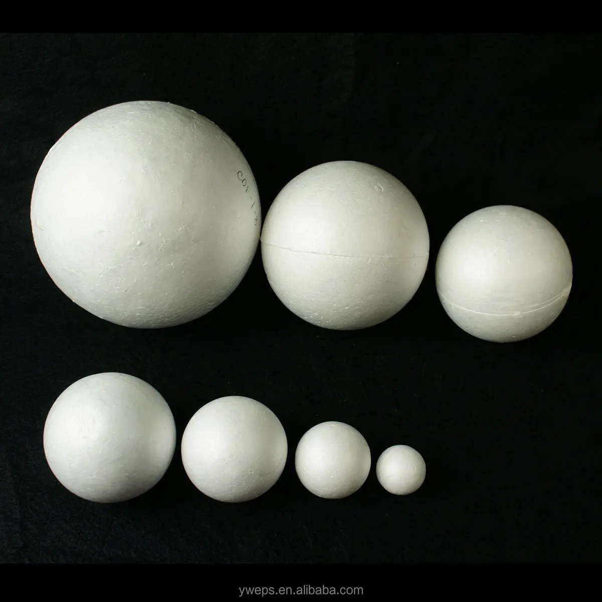 Smooth Wholesale EPS Diy  Foam Polystyrene Balls Crafts Styrofoam Ball Large