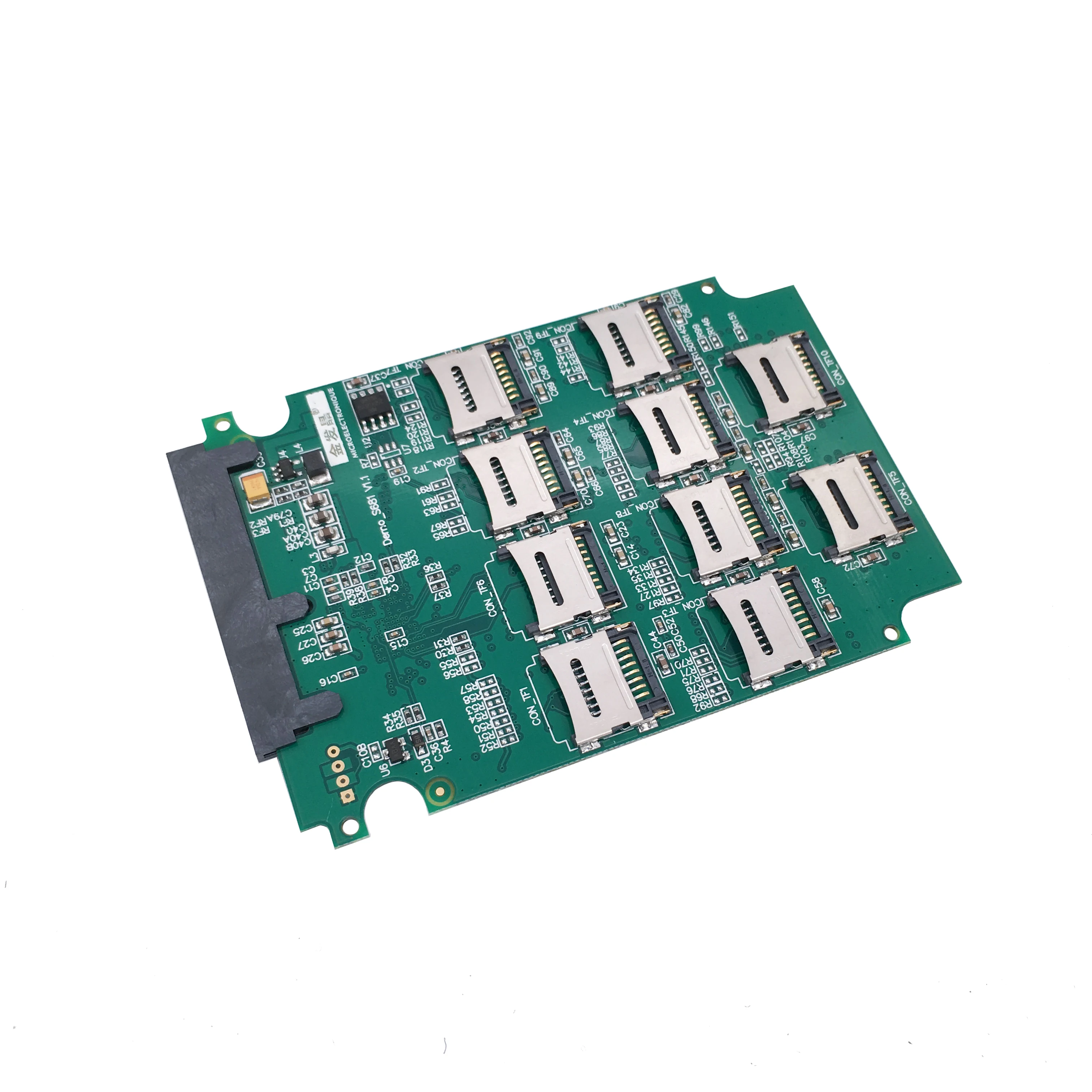 Новый 10X TF SD карта памяти на SATA SSD жесткий диск адаптер карты RAID Quad 2,5 SATA конвертер