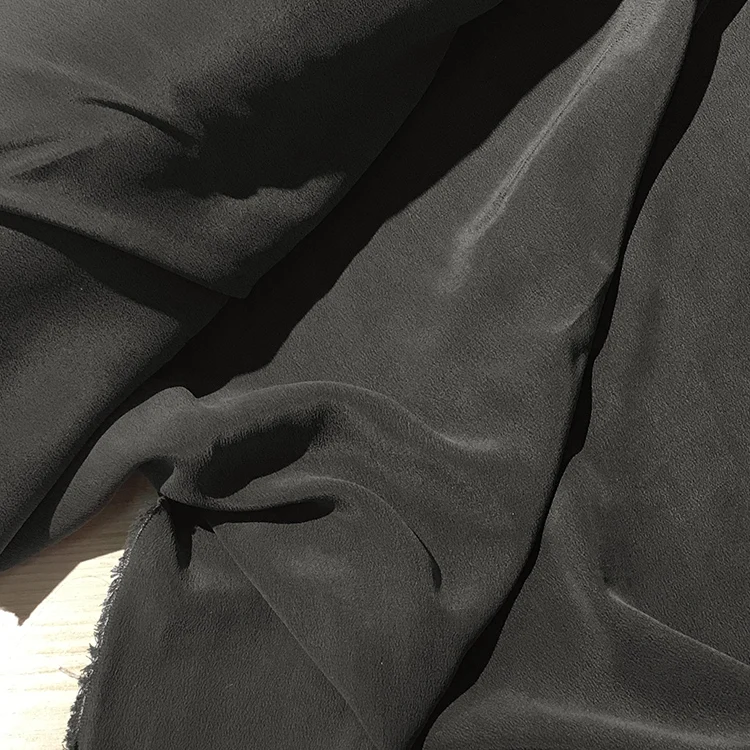 Песчаная моющаяся шелковая ткань, 100% шелк, крепдешиновая ткань