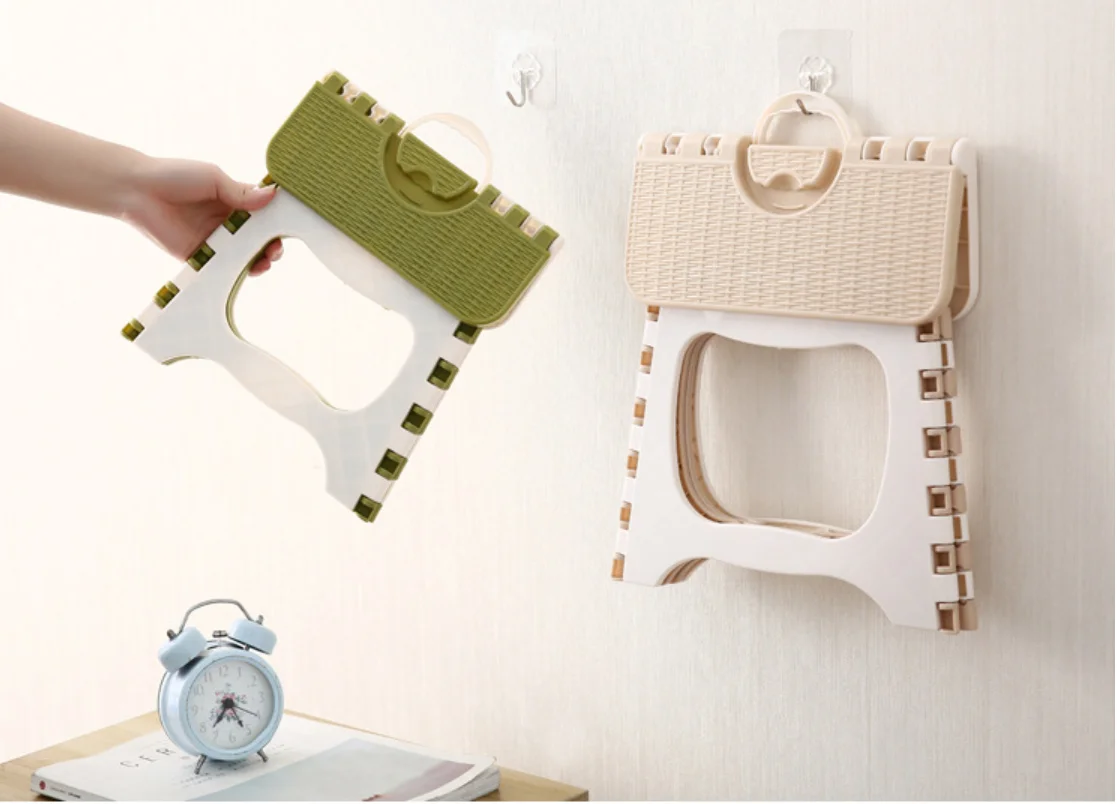 Складная скамейка для дома и поезда для хранения на улице, Детская скамейка, портативная скамейка, пластиковый многофункциональный складной ступенчатый табурет