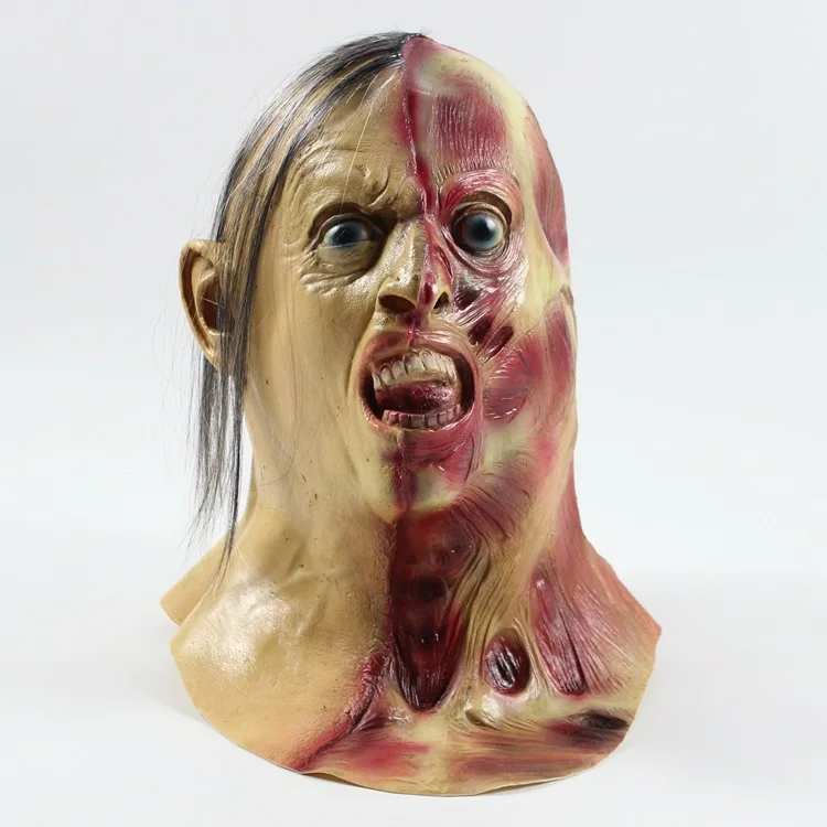 Latex Zombie Masks High Quality Rubber Halloween Ghost Fancy Dress Devil Masks Manufacturer Wholesale