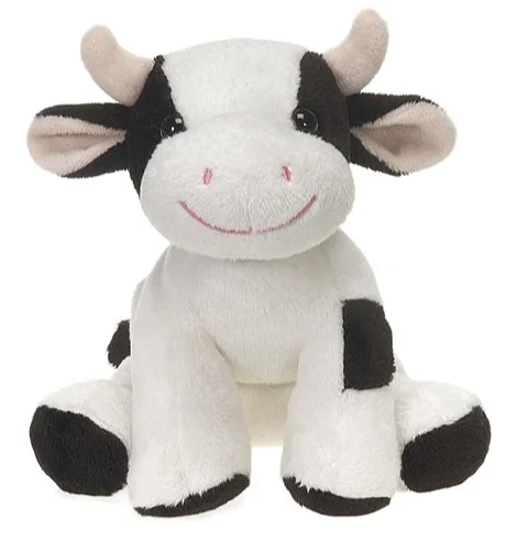 Free patterns Wholesale custom animal cow toys small cow stuffed toys