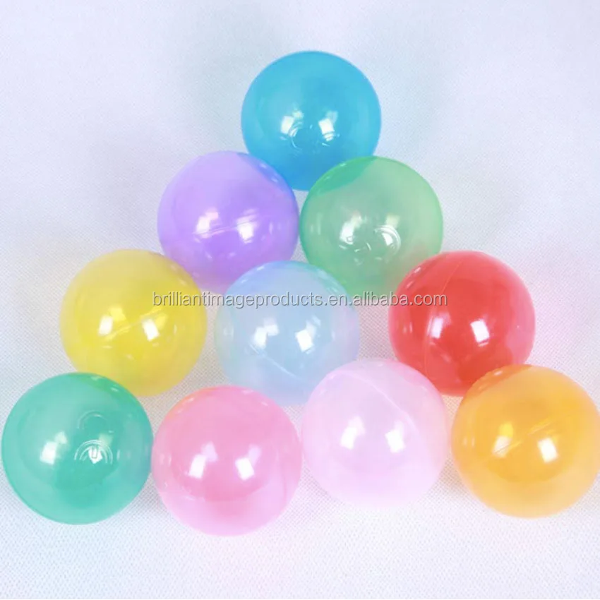 Wholesale Clear Plastic Round Ball Clear Plastic Ball Pit Balls
