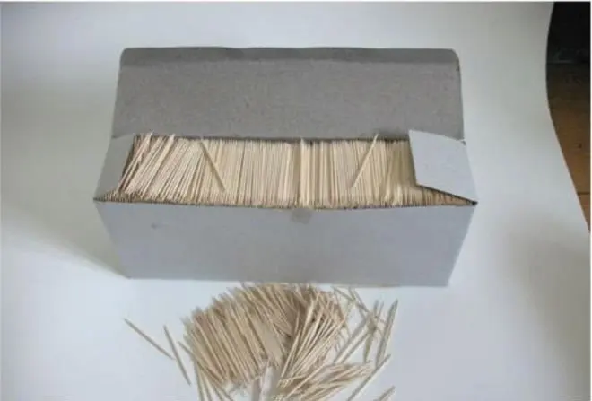 flat wooden/wood toothpick
