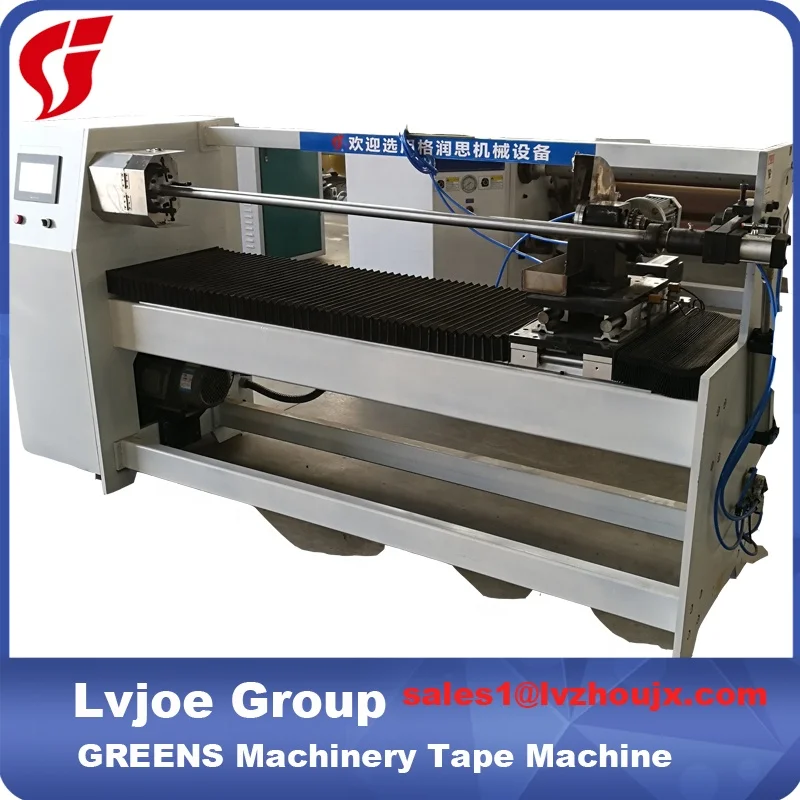 LV-706 adhesive tape log roll cutter/ aluminum foil roll cutting machine/packing tape slitting machine