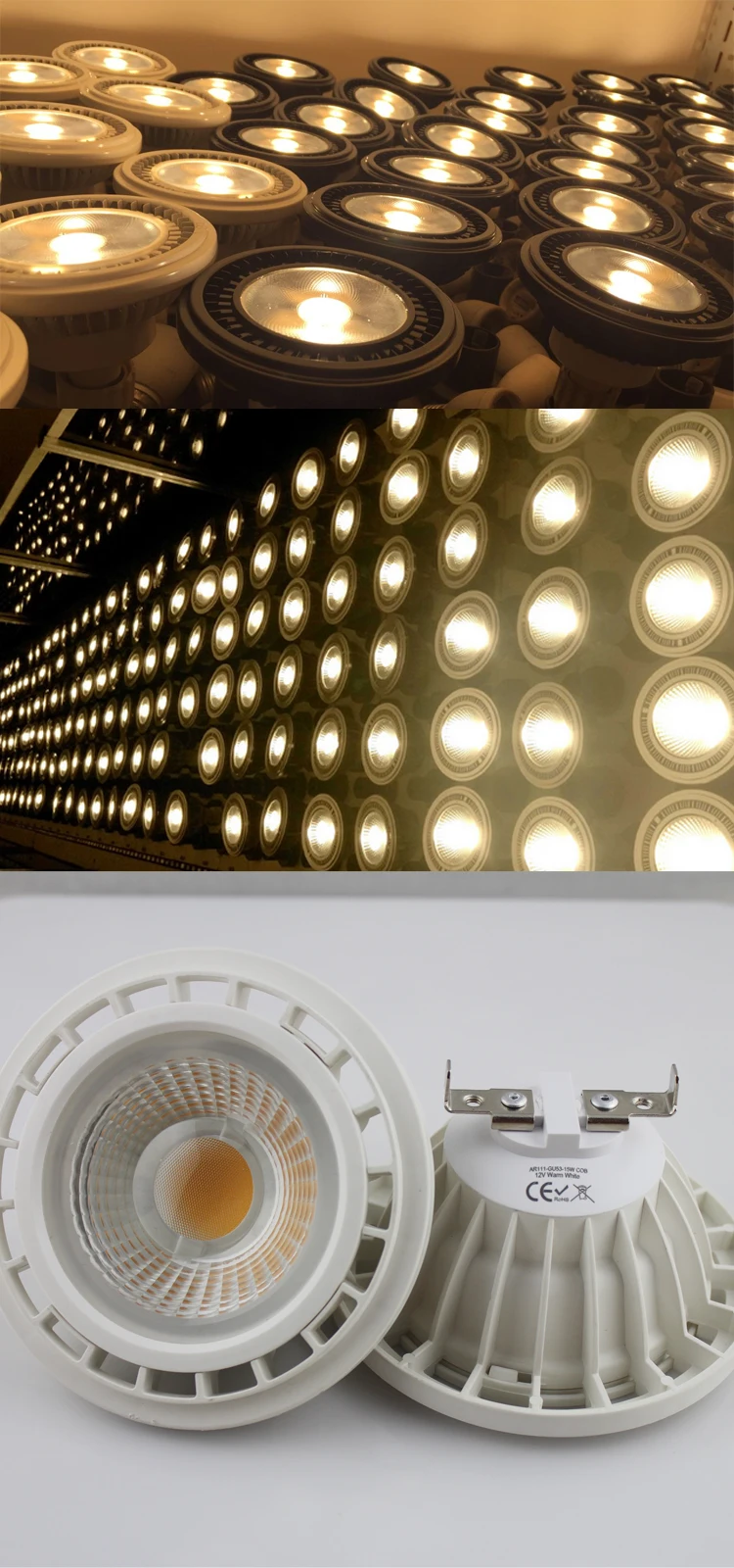 3 Years Warranty 10W 15W Degree Es111 10 Degree High Power Led Spotlight Ar111