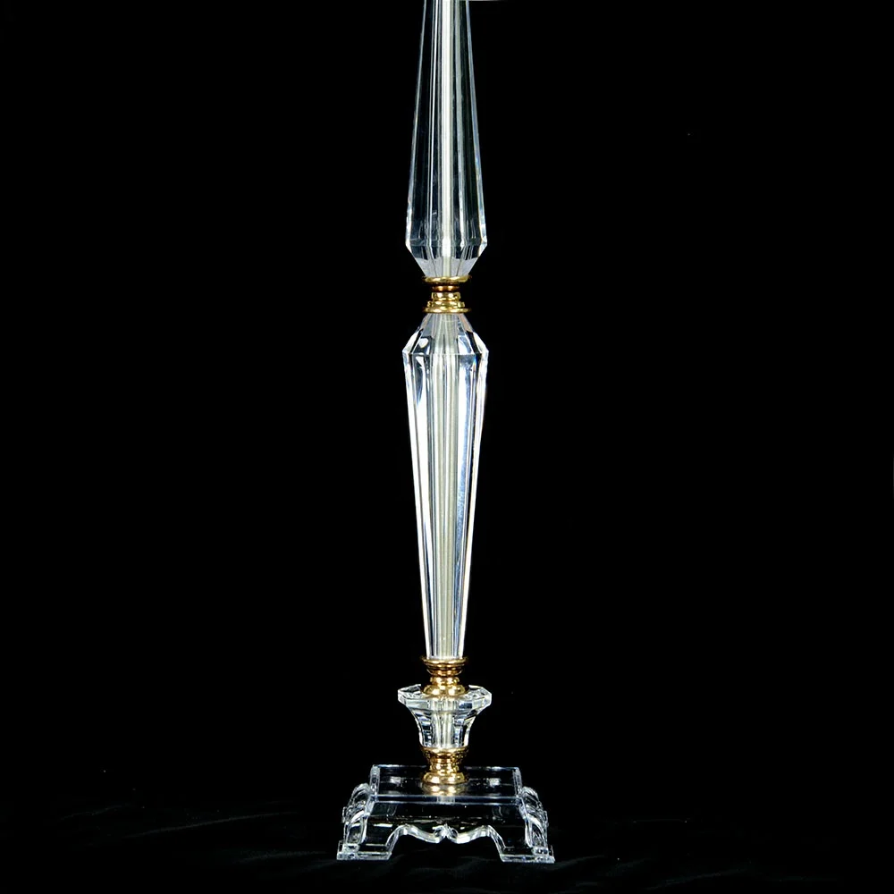 Новинка, высококачественные красивые украшения для свадебной вечеринки, центральные части, акриловая подставка для цветов с кристаллами