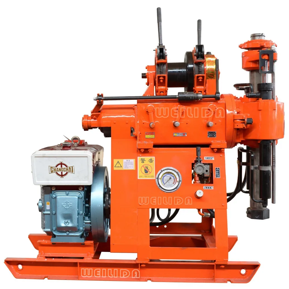 Multi Functional GK200 Water Well Drilling Machine 200 Meters Coring Drilling Rig