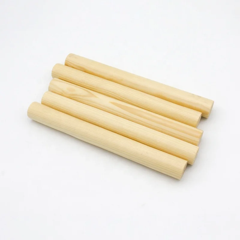 Pine Wood Cudgel Board For Product Accessories |  Cylindrical Stick