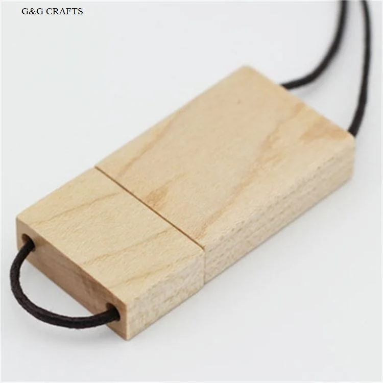 CT8832 Wooden 1G 2G 4G 8G 32G 128G 256G Business Affairs USB Drive Key chain Custom Logo Wholesale