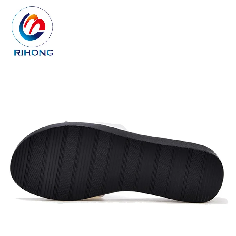 2021 Guangzhou slip on female size mix color custom genuine PU wedge ladies platform slide sandals