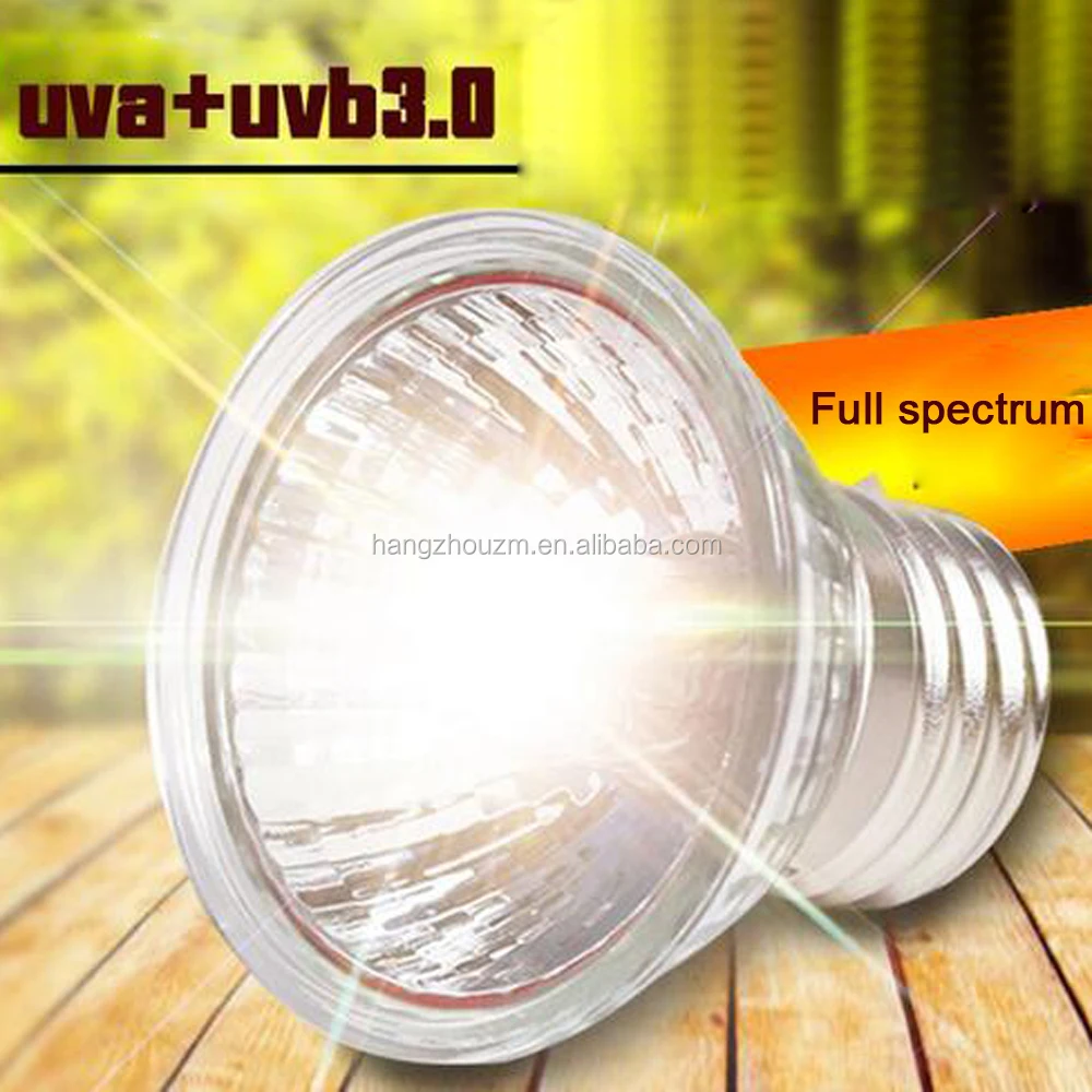 25/50/75w uva+uvb 3.0 heat emitter lamp bulb light heater for pet reptile brooder