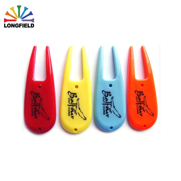 repairer plastic golf pitch mark Divot Tool, wholesale golf product
