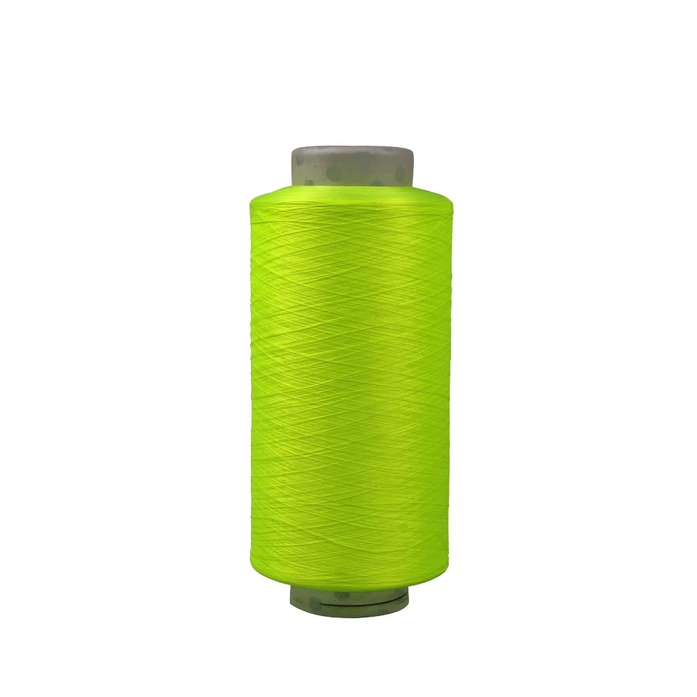 75 denier 300D HIM NIM Yarn low Tenacity middle Tenacity filament yarn Polyester Dyed DTY Yarn for webbing