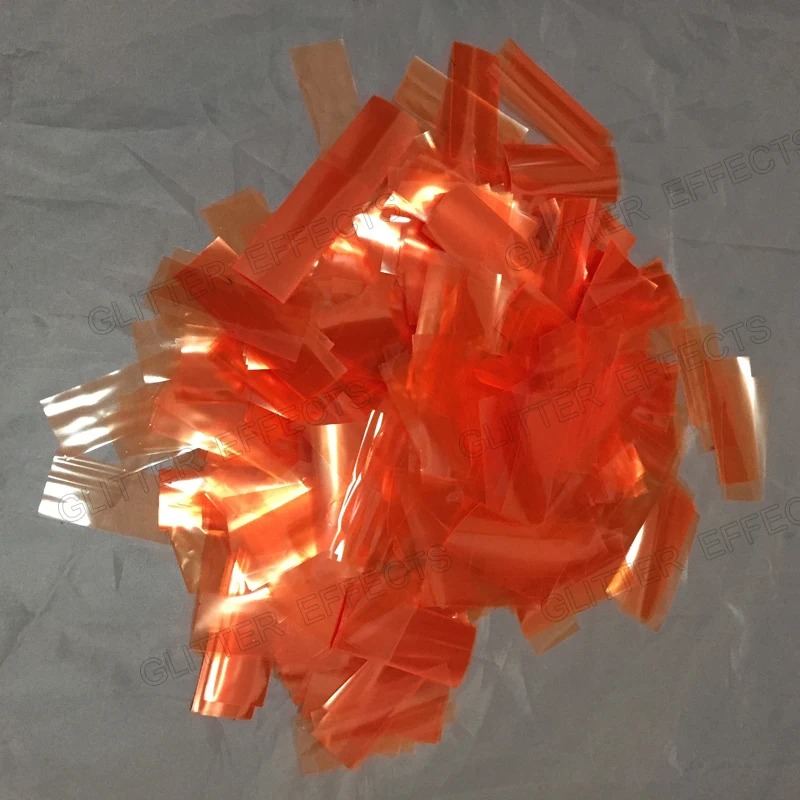 Double face color gold metalic aluminum confetti paper for confetti machine