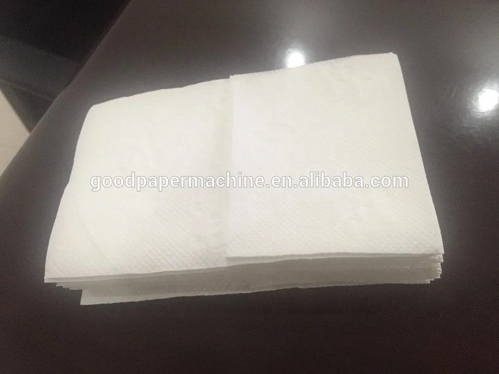 Automatic L Folding Napkin Paper Printing Embossing Serviette Tissue Machine
