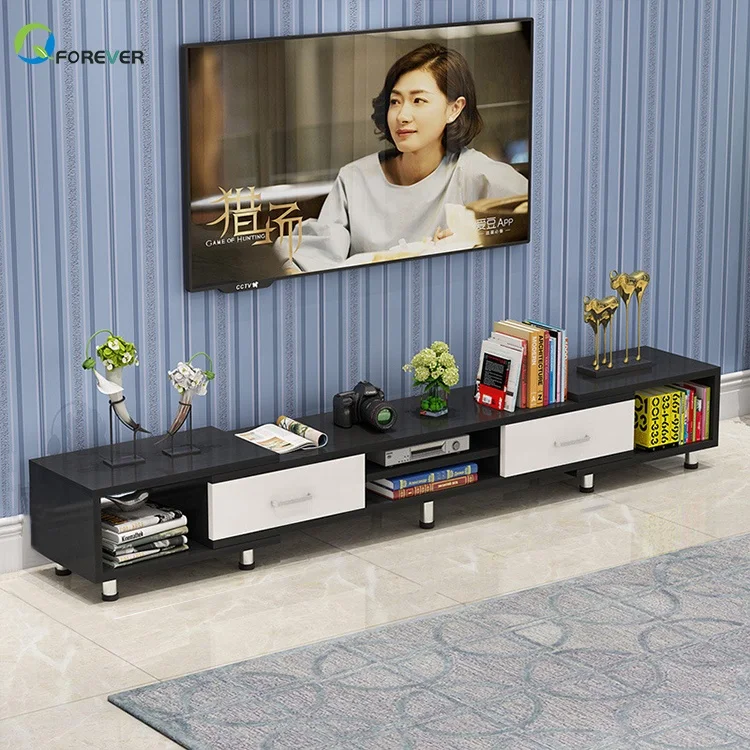 Nordic Economy Wood Color Wooden Coffee Table Sofa TV Cabinet Stand