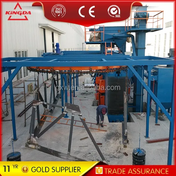 
hanger shot blasting machine for castings 