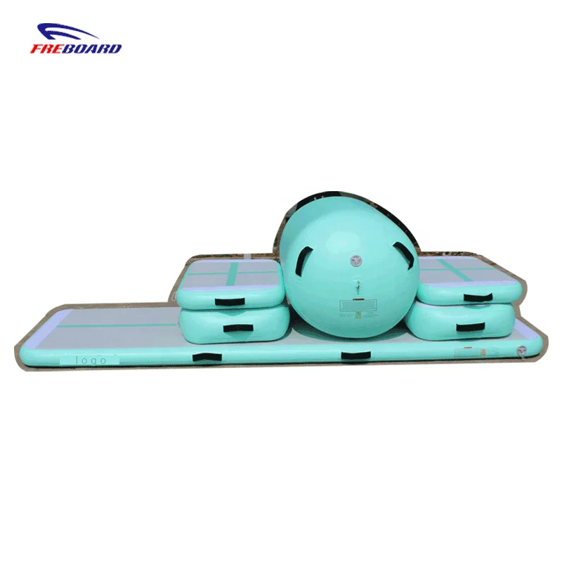 30cm thick mini air track training set gymnastic jump mat tumble airtrack gym bounce drop stitch exercise mattress