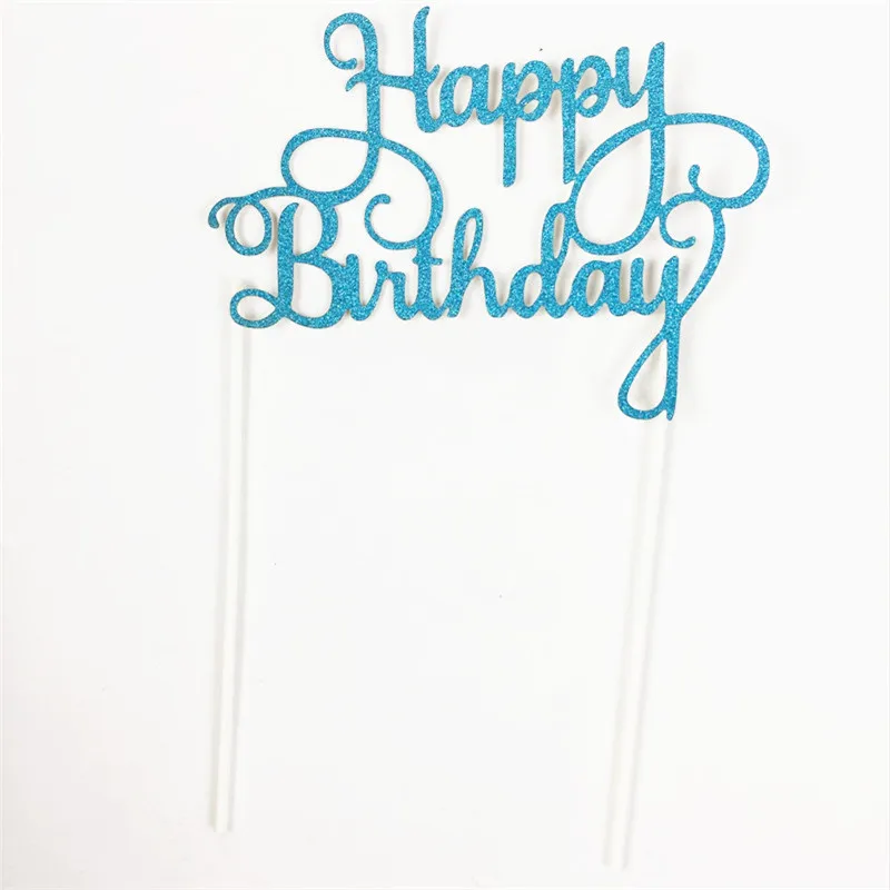 
Multiple Colour Happy Birthday Cake Topper party decoration supplies 