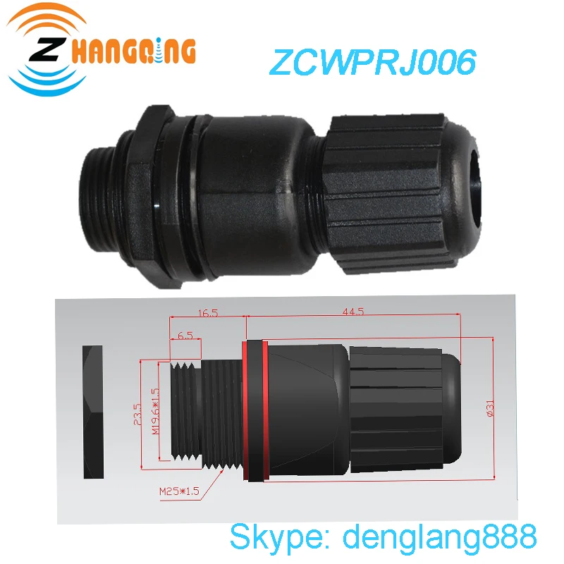 IP67 Waterproof RJ45 Ethernet Connector