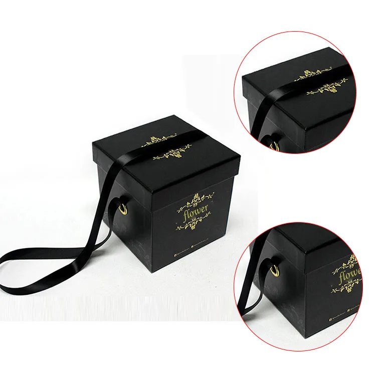 Luxury packing flower box paper gift box for flower packaging