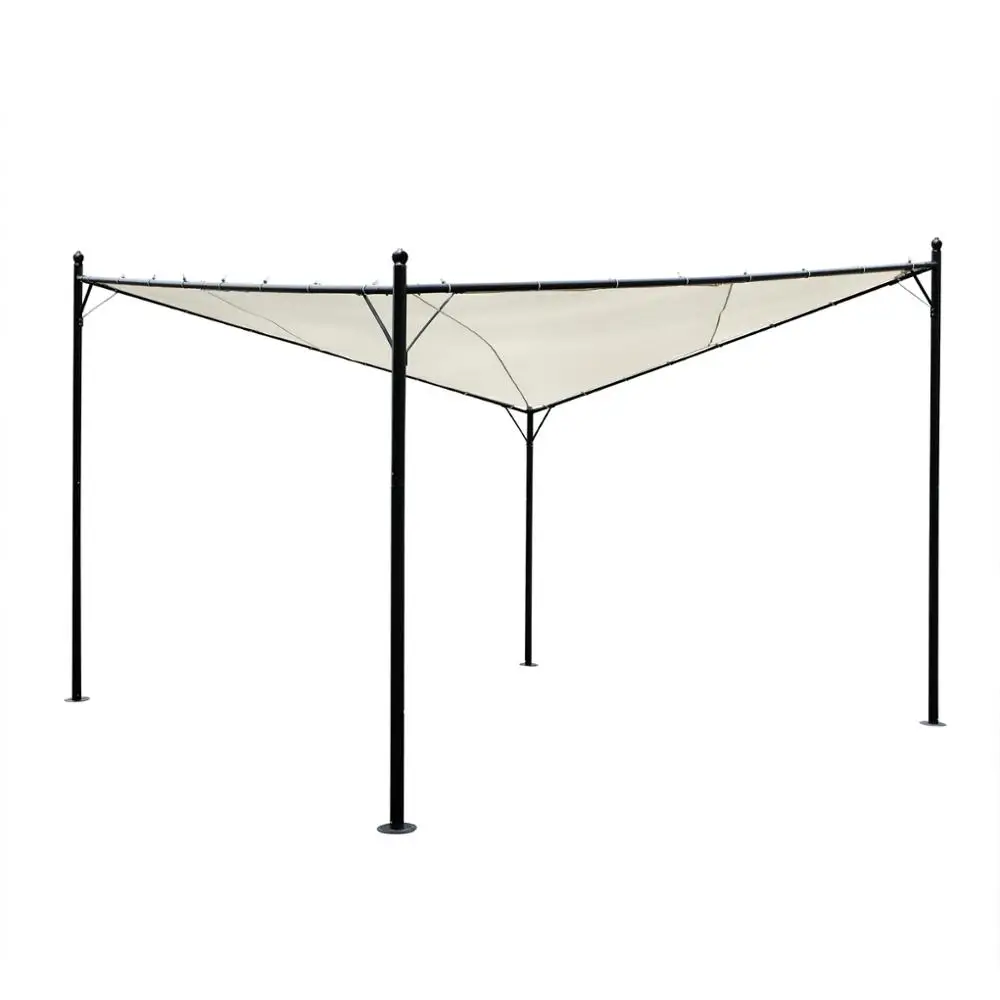 Steel/Oxford Fabric Folding Square Butterfly Gazebo, 10 x 10 ft waterproof pavilion