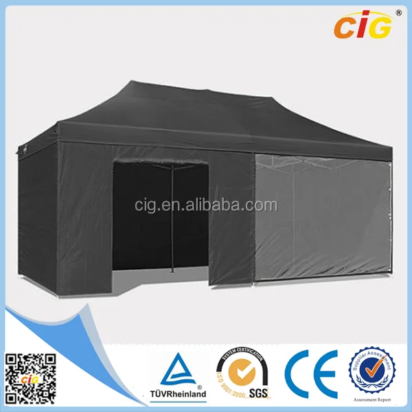 Manufacturer Price 3x6 Black Large Space Camping Family Tent