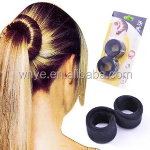 Оптовая продажа, новый инструмент для создания волшебных булочек для завивки волос «сделай сам»