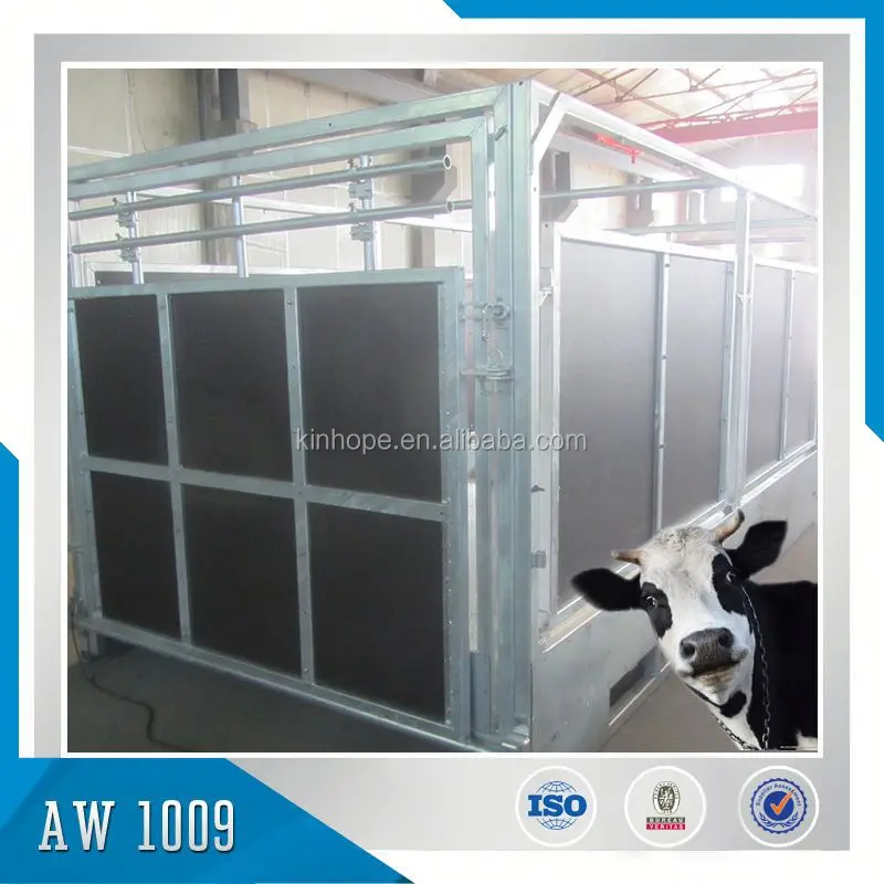 Galvanized Animal Transport Trucks with plywood filled, sheep/cattle transfer tool