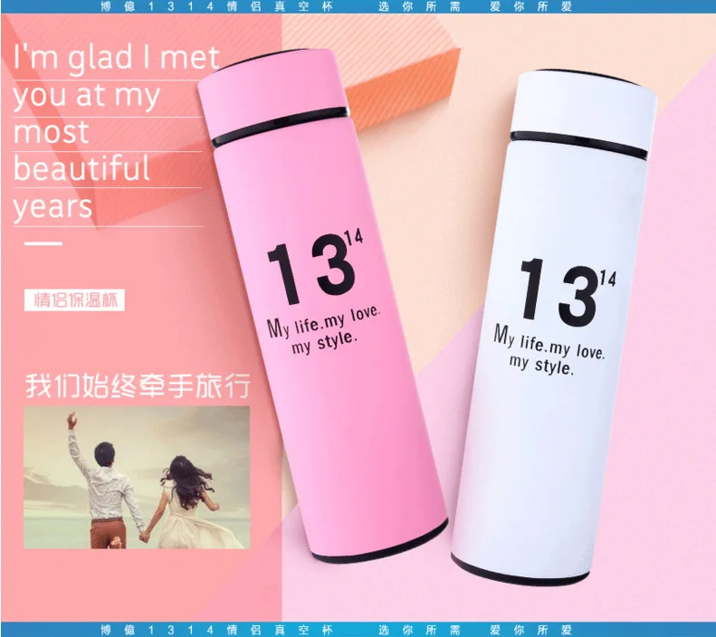 500ml Double Wall 18 8 Stainless Steel Matte Insulated Thermos Vacuum Flask