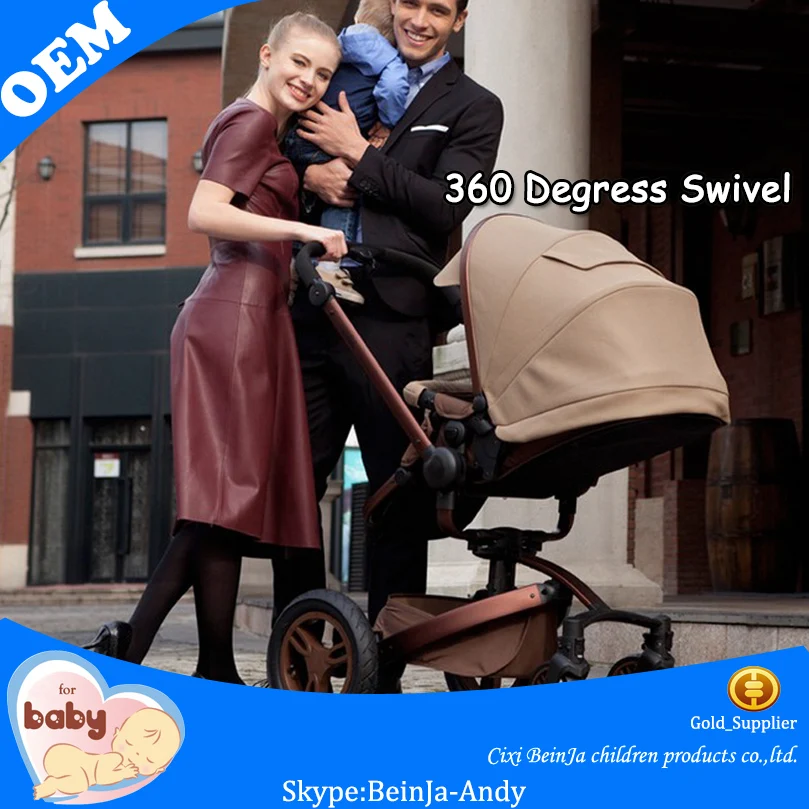 China high quality children stroller with carrycot baby stroller