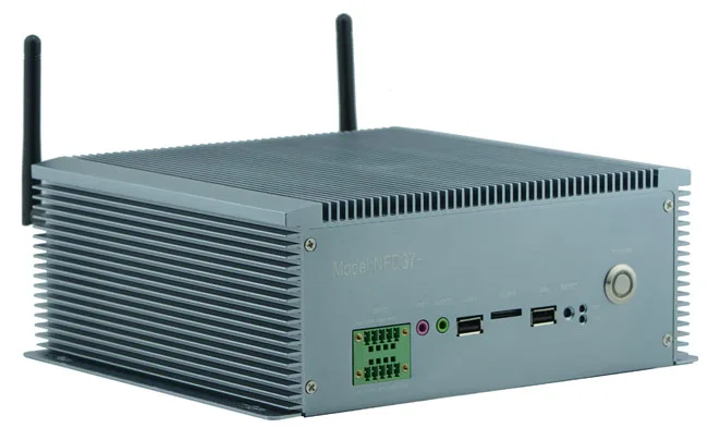 DC 12 В безвентиляторный embedded мини-пк на базе 1037u/i3/i5 процессор и поддержку 10 COM
