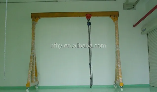 China manufacturer of A Frame Portable Mini/Small Gantry Crane 1000kg for sale ce certificate