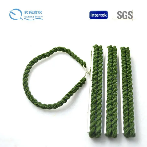 OEM Elastic Boot Straps, Boot Bands with Hook, Elastic Twisted Cord